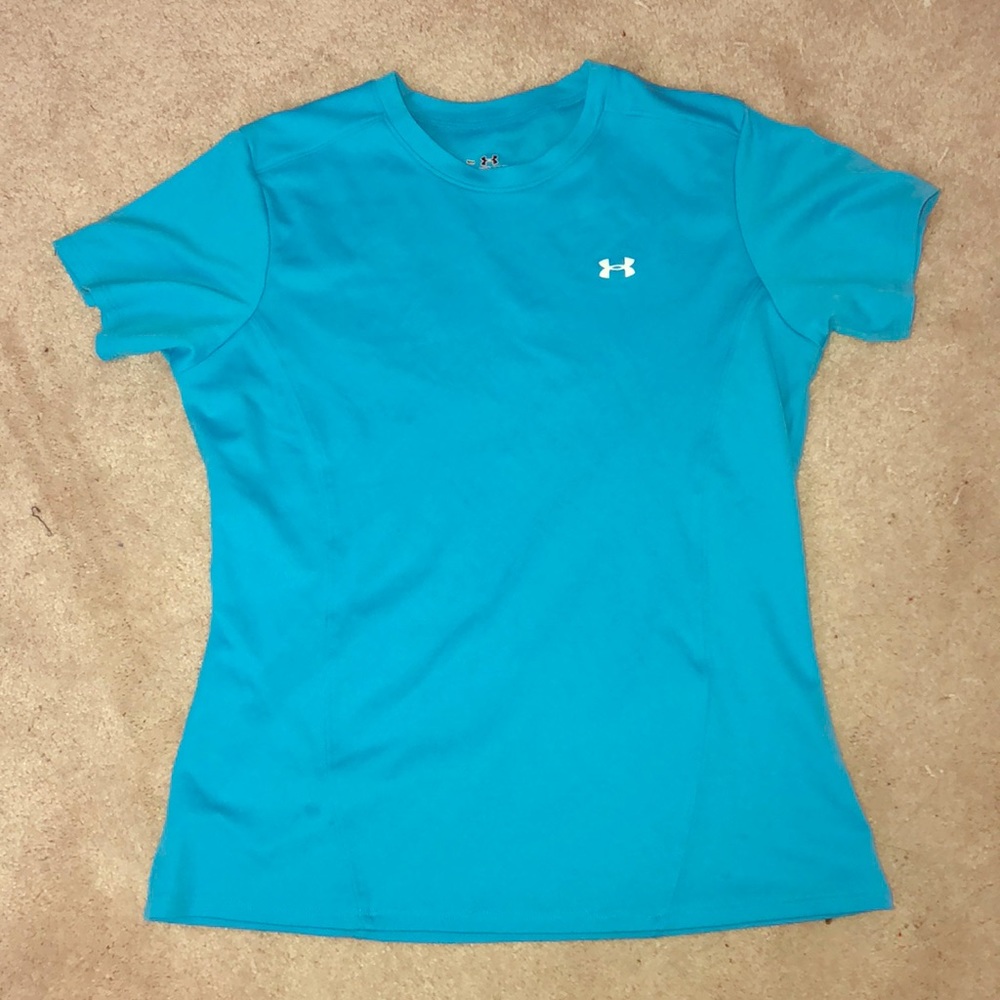 Under Armour Sky Blue heat gear tee